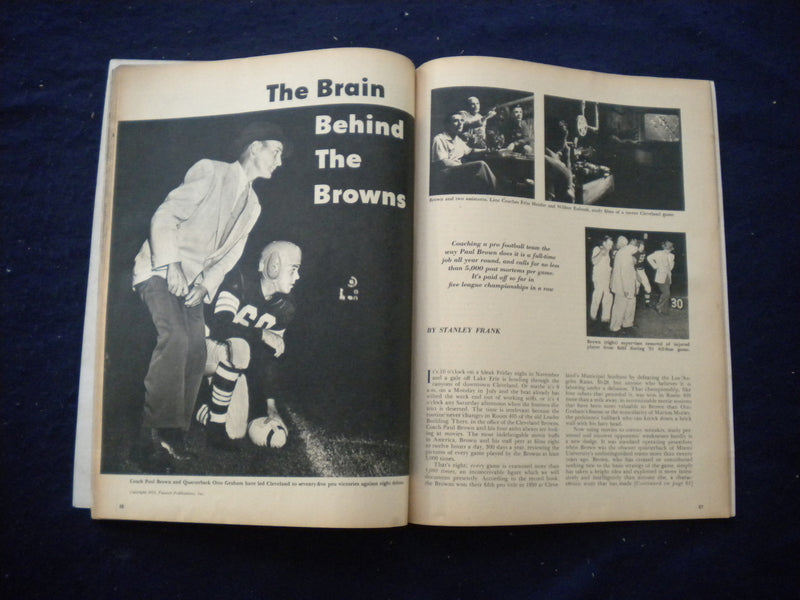 1952 FOOTBALL YEARBOOK MAGAZINE - BOB MATHIAS, STANFORD - B 439O