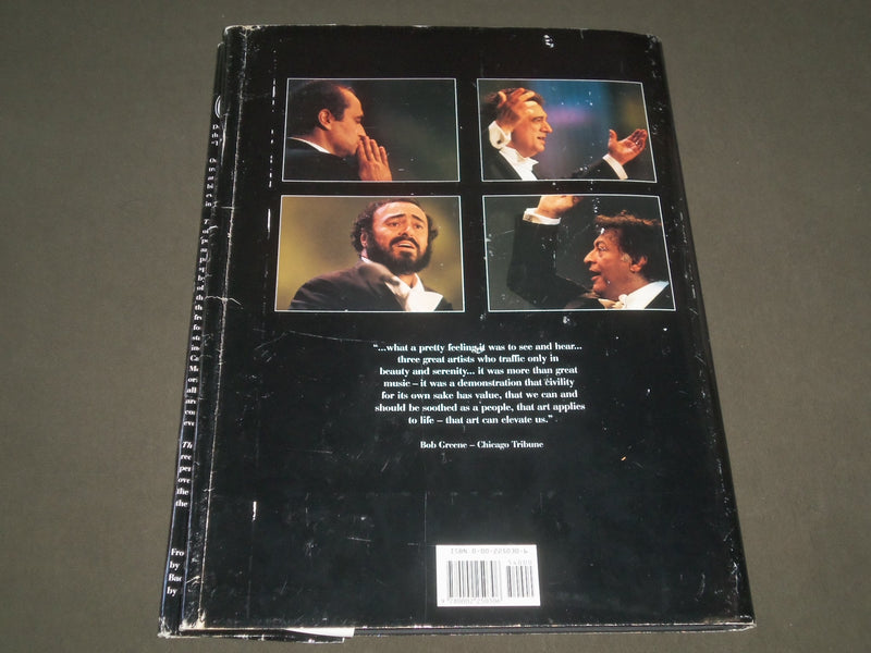 1994 TENORS WITH MEHTA IN CONCERT HARDCOVER BOOK - NICE PHOTOS - I 1394