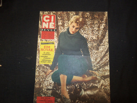 1959 JANUARY 2 CINE REVUE FRENCH MAGAZINE - KIM NOVAK COVER - E 24727