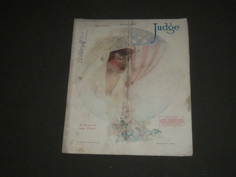 1918 SEPTEMBER 14 JUDGE MAGAZINE - A HEAD OF THE TIMES - ST 5420