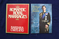 1970'S-1980'S BRITISH MONARCHY BOOK LOT - LOT OF 8 - O 3633