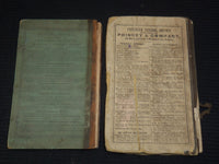 1846-1859 TOWN'S NEW SPELLER AND DEFINER BOOK LOT OF 2 - K 2184