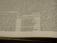 1842 JAN-JUL THE NEW WORLD JOURNAL BOUND VOLUME - DICKENS - LONGFELLOW - R 731P