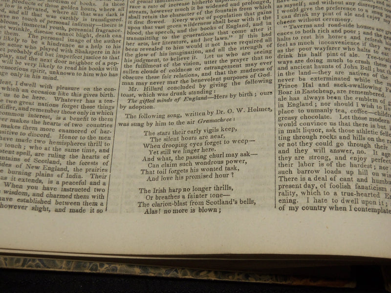 1842 JAN-JUL THE NEW WORLD JOURNAL BOUND VOLUME - DICKENS - LONGFELLOW - R 731P