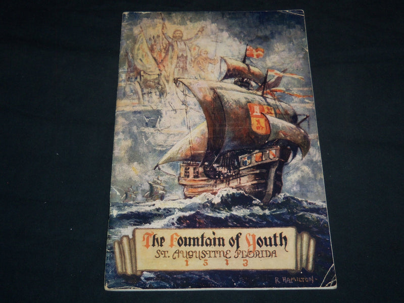 1937 THE FOUNTAIN OF YOUTH BOOK & INDIAN VILLAGE BURIAL GROUND BY CORSE - J 8510