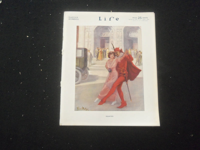 1915 APRIL 1 LIFE MAGAZINE - EASTER NUMBER - REUNITED - L 761A