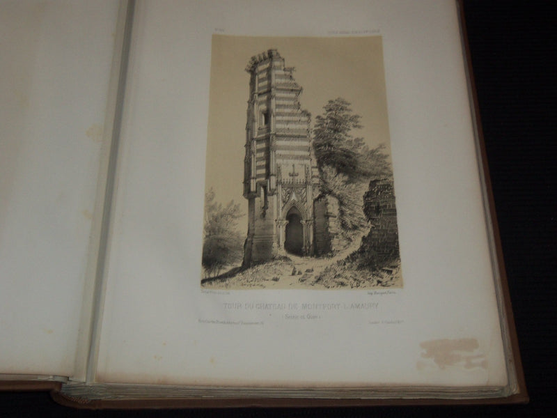 1800'S CHATEAUX DE FRANCE DES 15 & 16 CENTURY VOLUME - VICTORY PETIT - Z 215