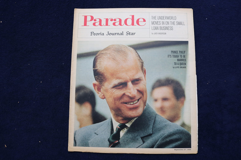 1964 SEPTEMBER 27 PARADE MAGAZINE - PRINCE PHILIP COVER - E 22410