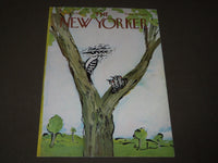 1967 APRIL 29 NEW YORKER MAGAZINE FRONT COVER ONLY - GREAT ART FOR FRAMING
