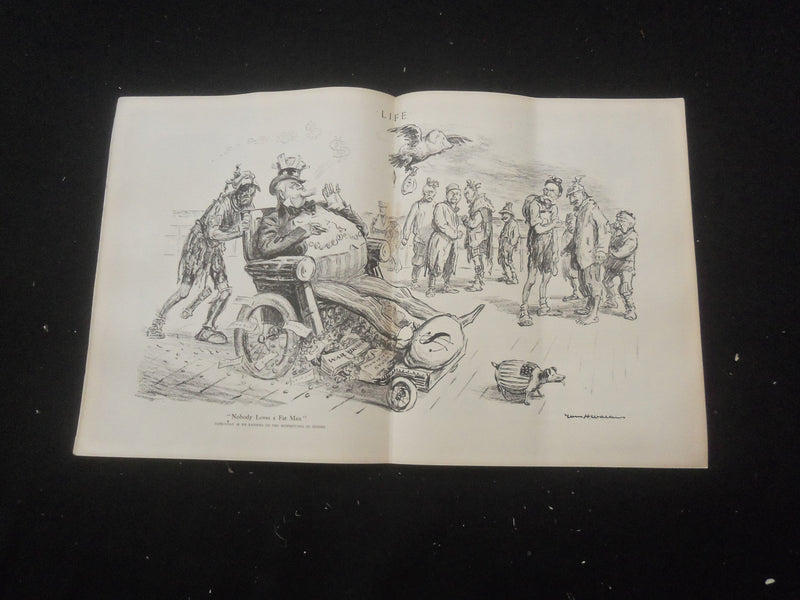 1916 MARCH 9 LIFE MAGAZINE - THE PARTY WIRE - L 762W