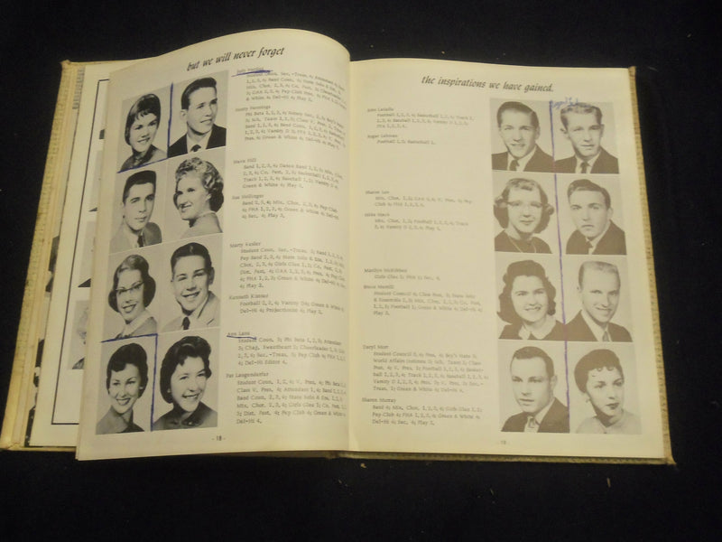 1959 THE DEL-HI DELTA HIGH SCHOOL YEARBOOK - DELTA, OHIO - YB 2757