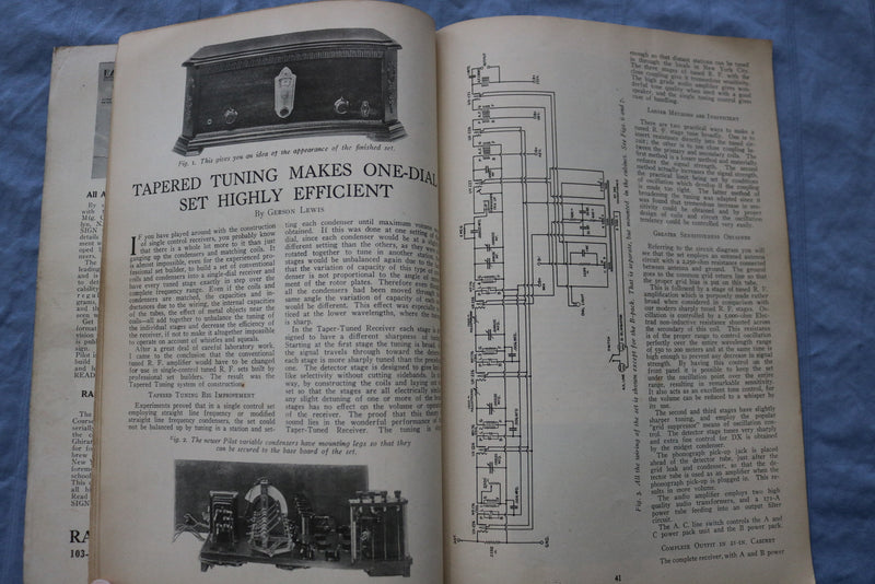 1928 SEPTEMBER RADIO DESIGN SOFTCOVER HANDBOOK -PILOT TELEVISION RECEIVER- K 312