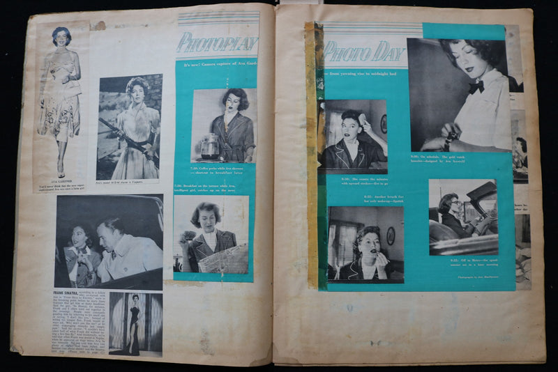 AVA GARDNER & FRANK SINATRA SCRAPBOOK - E 24920