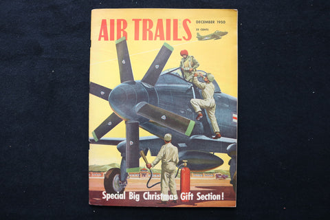 1950 DECEMBER AIR TRAILS MAGAZINE - CHRISTMAS GIFT SECTION COVER - SP 4184F
