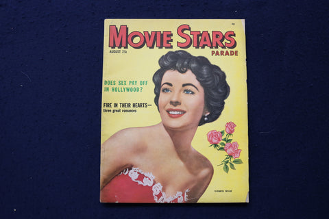 1951 AUGUST MOVIE STARS PARADE MAGAZINE - ELIZABETH TAYLOR COVER - E 18046