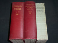 1900-1902 WASHINGTON ACADEMY OF SCIENCES PROCEEDINGS VOLUME LOT OF 3 - R 8D