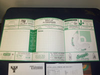 1994 TRENTON THUNDER OFFICIAL SCORECARD - INAUGURAL SEASON - LOT OF 2 - B 6482