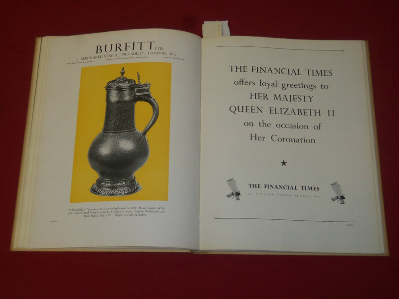 1953 THE CONNOISSEUR CORONATION HARDCOVER BOOK - NICE PRINTS - KD 5430
