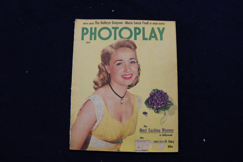 1952 APRIL PHOTOPLAY MAGAZINE - JANE POWELL COVER - E 17551