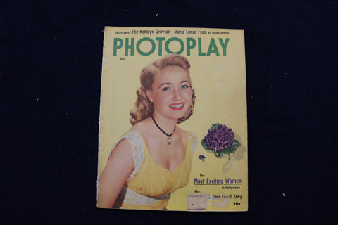 1952 APRIL PHOTOPLAY MAGAZINE - JANE POWELL COVER - E 17551