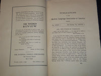 1919-1920 MODERN LANGUAGE ASSOCIATION OF AMERICA PUBLICATIONS LOT OF 4 - K 2080