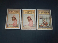 1923-25 HARPER'S MONTHLY MAGAZINE-LOT 19 ISSUES-NICE ILLUSTRATIONS & ADS-WR 102C