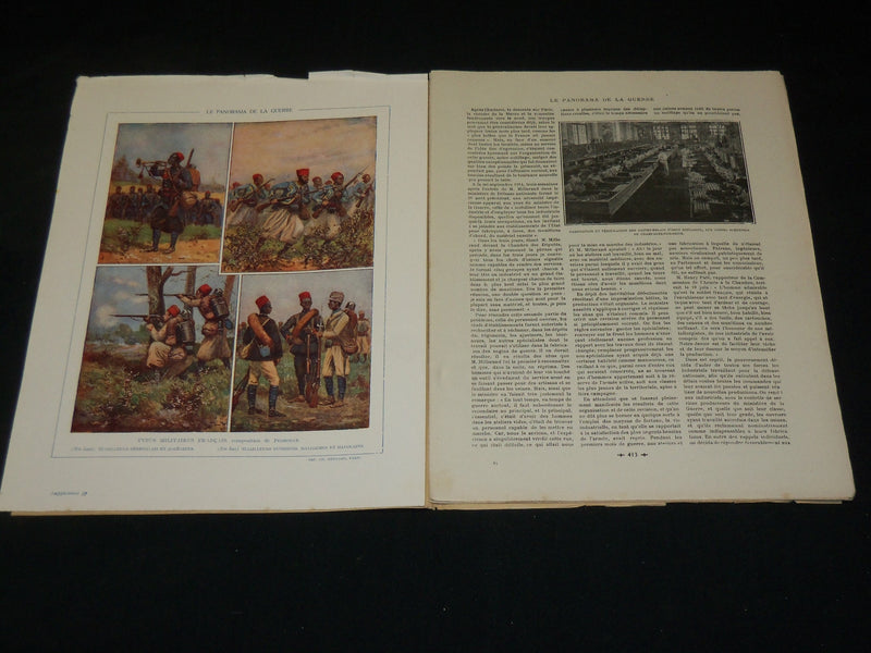 1914-1919 PUBLICATION MENSUELLE ILLUSTREE GUERRE MAGAZINE LOT OF 93 - O 2752