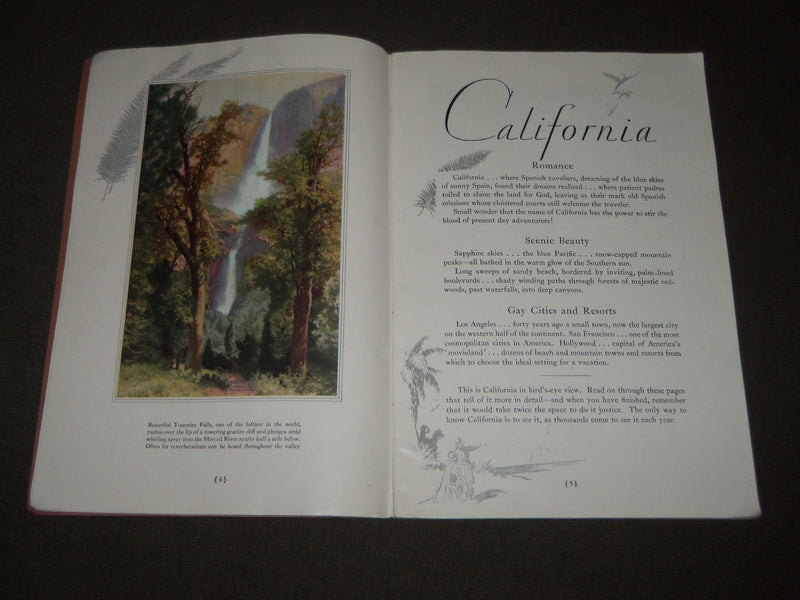 1930 CALIFORNIA UNION PACIFIC SYSTEM BOOK - NICE PHOTOS - J 3167