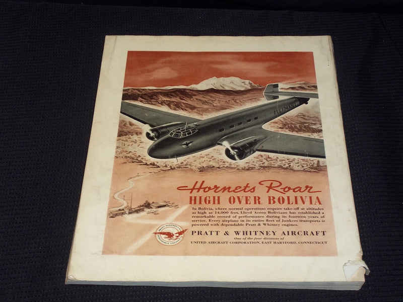 1939 MARCH AERO DIGEST MAGAZINE - 5TH ANNUAL FRONT COVER - E 5161