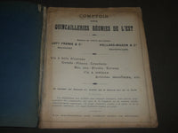 1915 JAN COMPTOIR DES QUINCAILLERIES REUNIES DE L'EST FRENCH CATALOGUE - FR 450