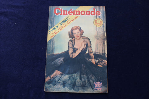 1948 NOVEMBER 9 CINEMONDE MAGAZINE - JANIS PAIGE - JOAN FULTON COVER - E 23910