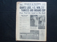 1954 AUGUST 27 NY DAILY NEWS NEWSPAPER - 535G EXTORT PLOT JAILS 3 - NP 2496