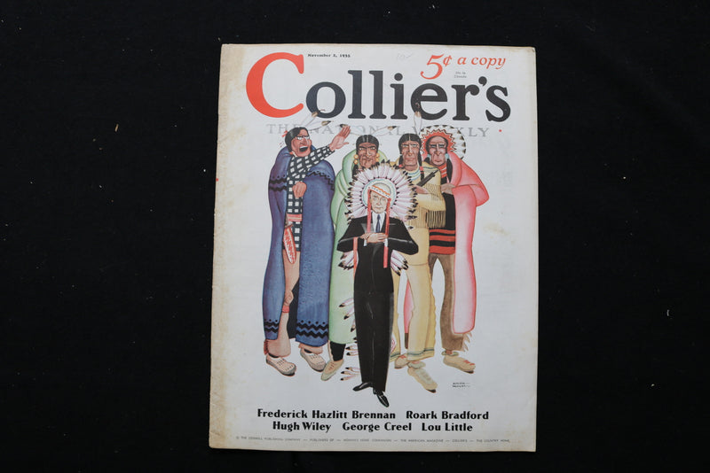 1935 NOVEMBER 2 COLLIER'S MAGAZINE - NATIVE AMERICANS COVER - E 11022