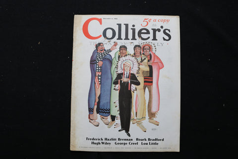 1935 NOVEMBER 2 COLLIER'S MAGAZINE - NATIVE AMERICANS COVER - E 11022