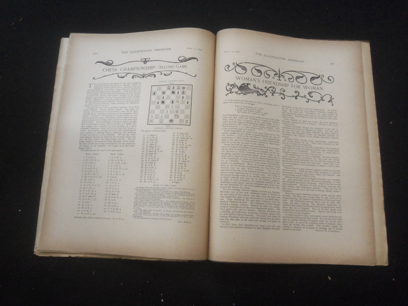 1894 APRIL 14 THE ILLUSTRATED AMERICAN MAGAZINE - WILLIAM D. HOWELLS - SP 5190R