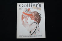 1920 APRIL 3 COLLIER'S MAGAZINE - GIRL WITH FLOWERS COVER - E 10978