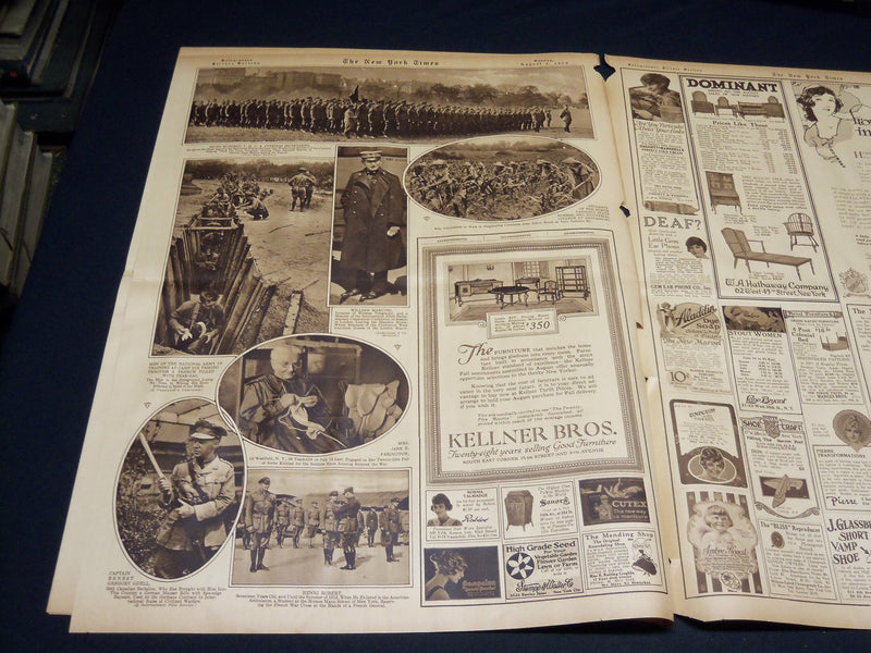 1918 AUGUST 4 NEW YORK TIMES PICTURE SECTION - DR. STEPHENS WEISS - NT 8810