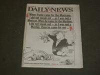 2015 DECEMBER 9 NEW YORK DAILY NEWS - TRUMP'S CALL TO BAN MUSLIMS