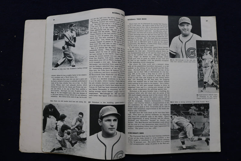 1943 STREET & SMITH BASEBALL PICTORIAL YEARBOOK MAGAZINE - E 11866