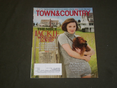 2012 DECEMBER TOWN & COUNTRY MAGAZINE - KICK KENNEDY COVER - B 2381
