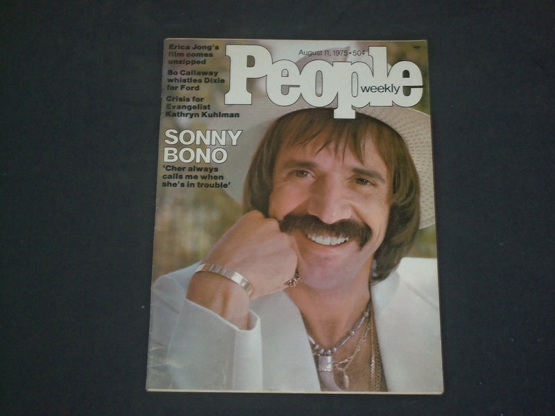 1975 AUGUST 11 PEOPLE MAGAZINE - SONNY BONO - B 4779