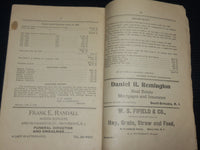 1909 SCITUATE TAX BOOK SOFTCOVER BOOK - RHODE ISLAND - J 7092