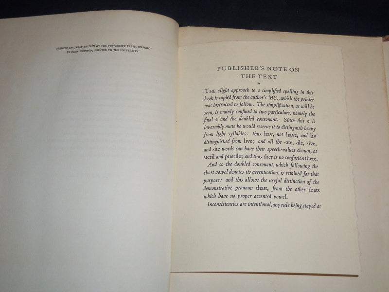 1930 THE TESTAMENT OF BEAUTY A POEM IN FOUR BOOKS BY ROBERT BRIDGES - KD 5294B
