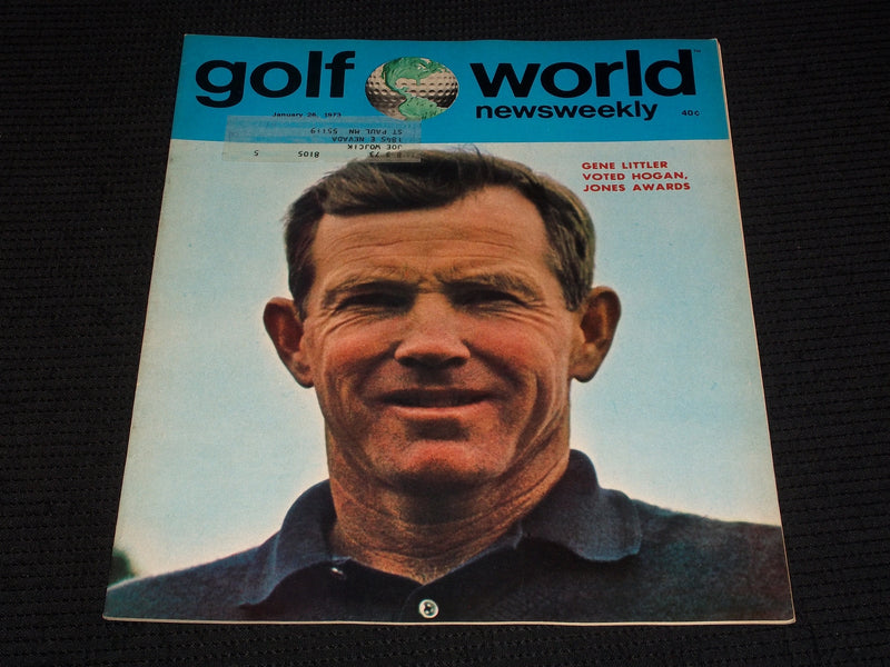 1973 JANUARY 26 GOLF WORLD NEWSWEEKLY MAGAZINE - GENE LITTLER - E 6105