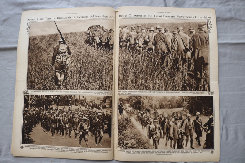 1918 AUG 29 MID-WEEK PICTORIAL MAGAZINE SECTION - ARRAS CATHEDRAL - NP 9237