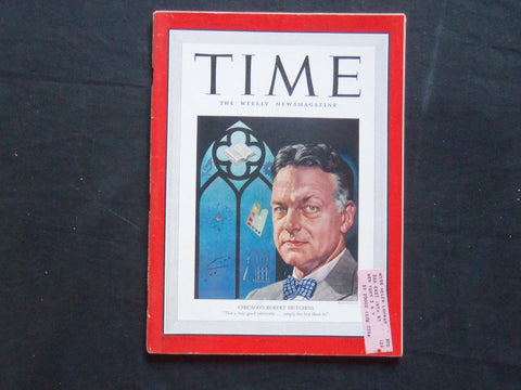 1949 NOVEMBER 21 TIME MAGAZINE - ROBERT M. JUTCHINS - T 1201
