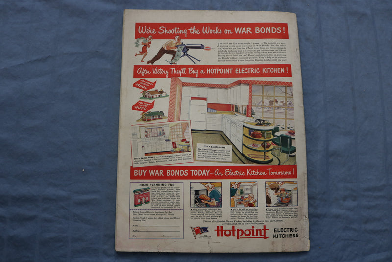 1943 NOVEMBER HOUSE BEAUTIFUL MAGAZINE - NEW HOUSE AFTER THE WAR COVER - E 9625