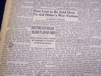 1948 MAY 22 NEW YORK TIMES - NAZI LOOT TO BE SOLD HERE - NT 3634