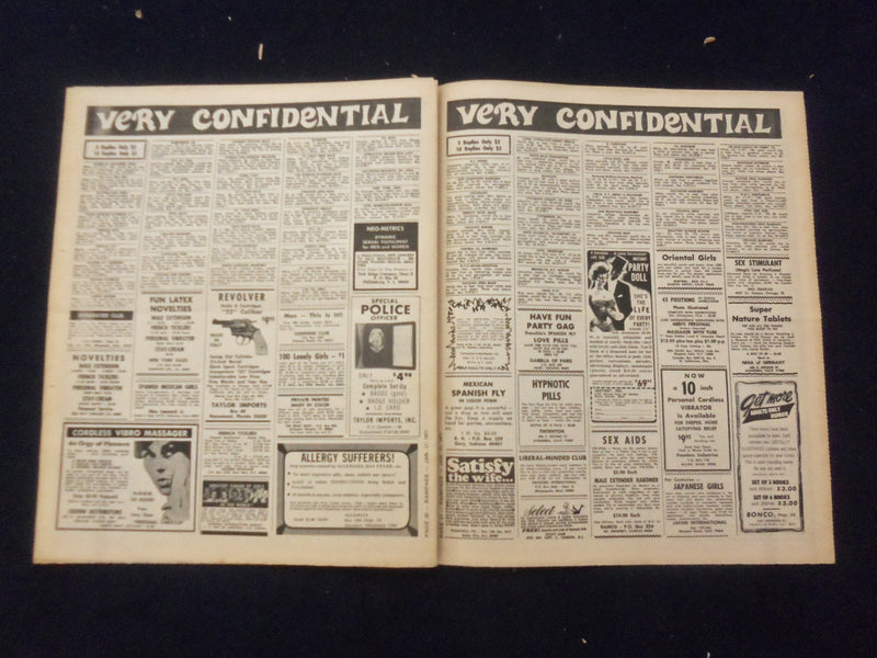 1971 JAN 17 RAMPAGE NEWSPAPER - LANDLADY TAUGHT ME HOW TERRIBLE SEX IS - NP 7292