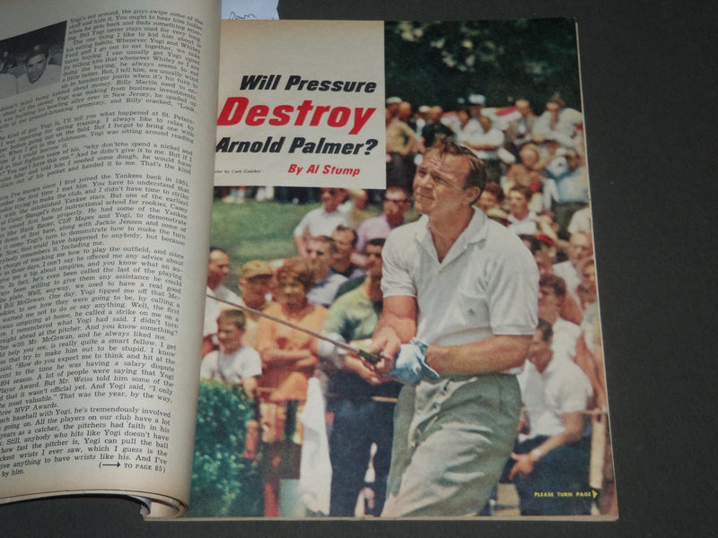 1963 MAY SPORT MAGAZINE - MICKEY MANTLE & YOGI BERRA COVER - SP 2814
